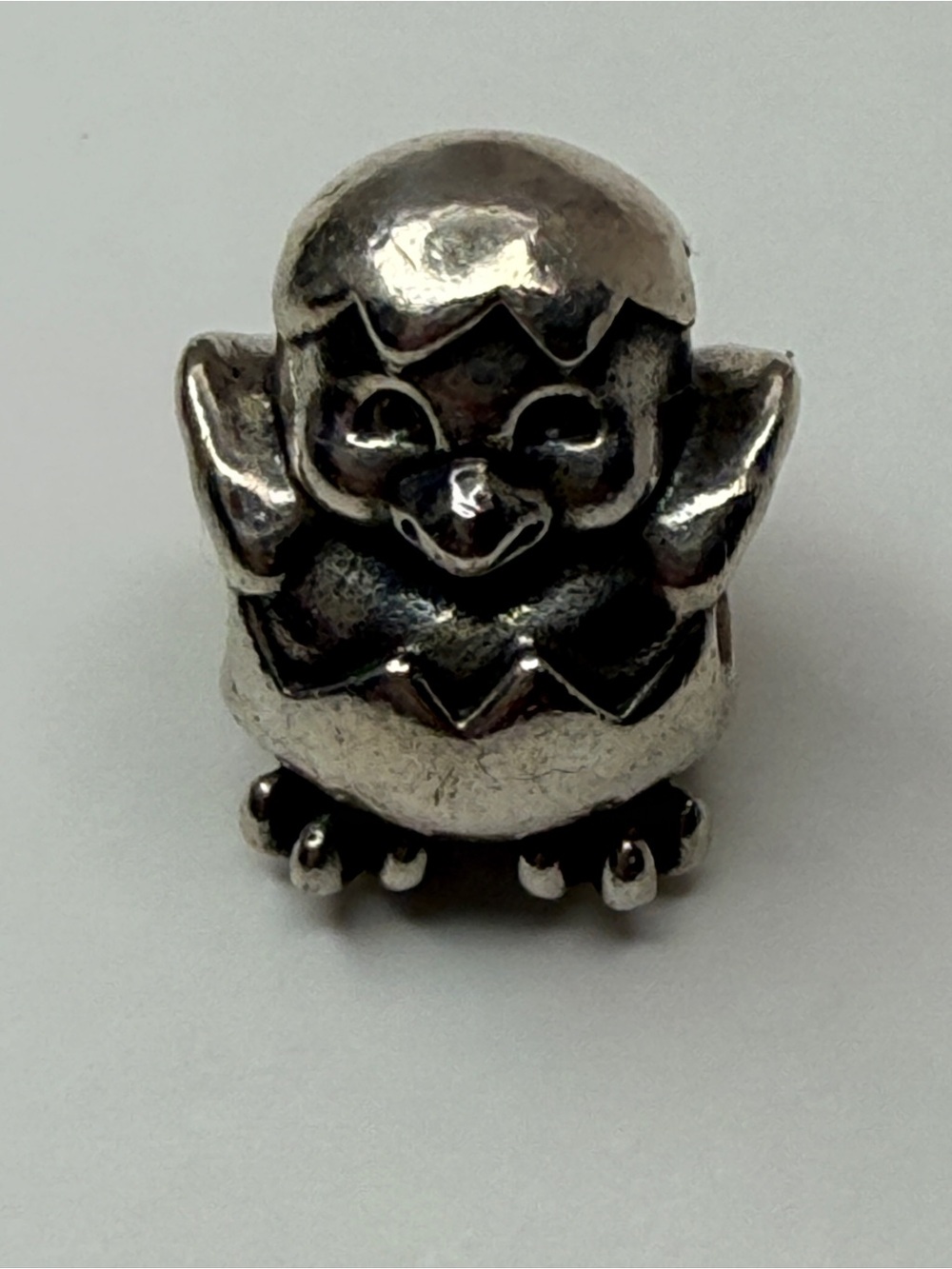Pandora Hatching Chick in Egg Sterling Silver ALE 925 Charm Retired